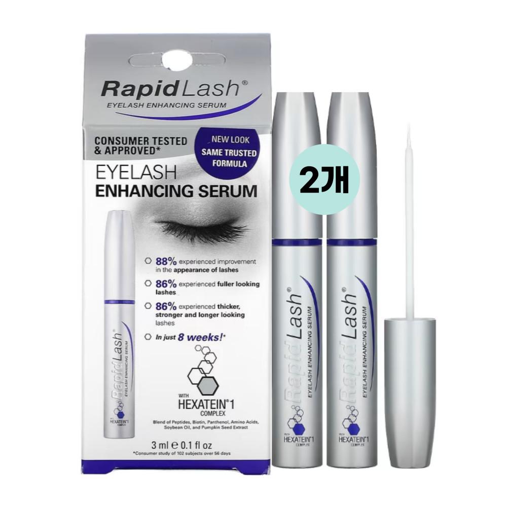 래피드래쉬 속눈썹영양제 미국 RapidLash Eyelash 아이래쉬세럼 3ml 2개