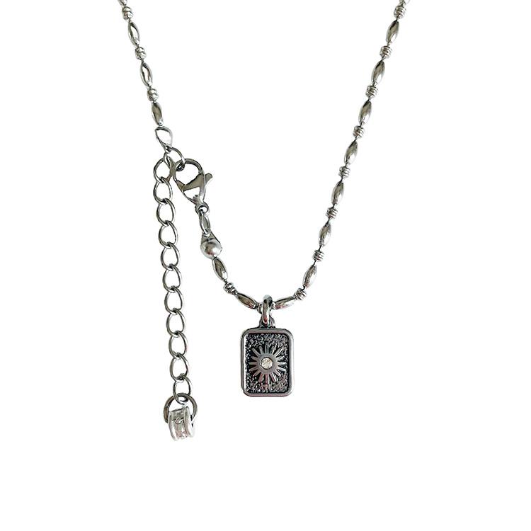Square Pendant Necklace ①