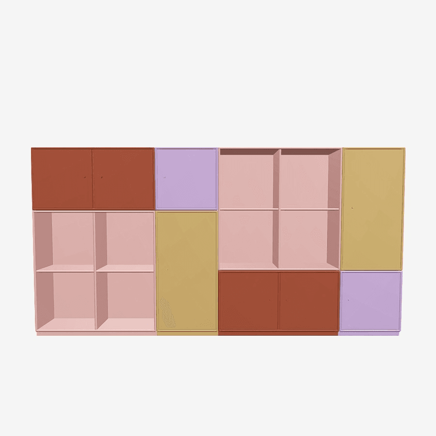 몬타나 책장 Book&Display Shelves Config4 43가지 컬러 중 선택