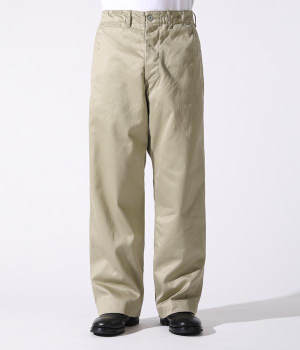 Lot No. M43036 / EARLY MILITARY CHINOS 1942 MODEL (ONE WASH)-TOYO ENTERPRISE ONLINE STORE