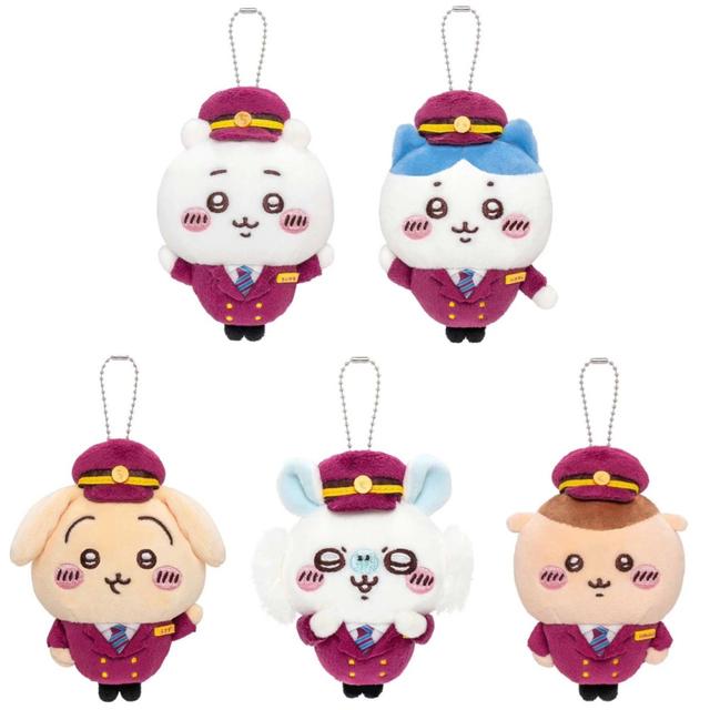 치이카와 하치와레 우사기 모몬가 쿠리만주 한큐 전철 시리즈 마스코트 홀더 키링