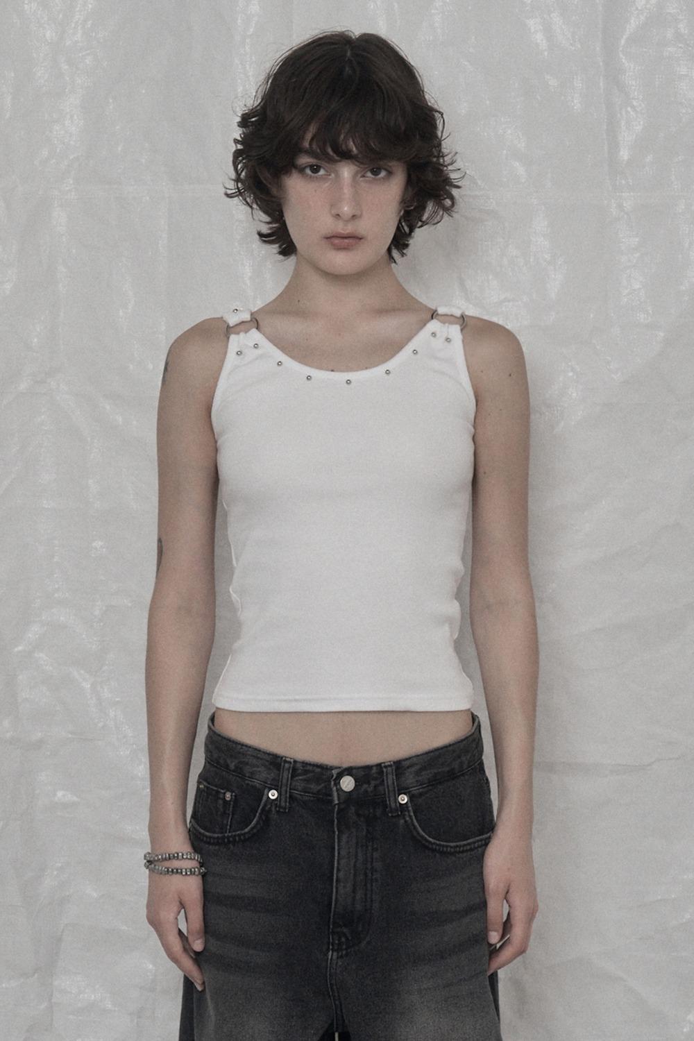 O-RING RIVET SLEEVELESS WHITE