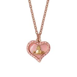 비비안웨스트우드 페트라 목걸이 하트 핑크 핑크골드 903674LT