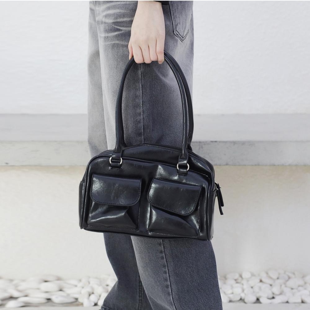 호빌 더블 포켓 숄더백