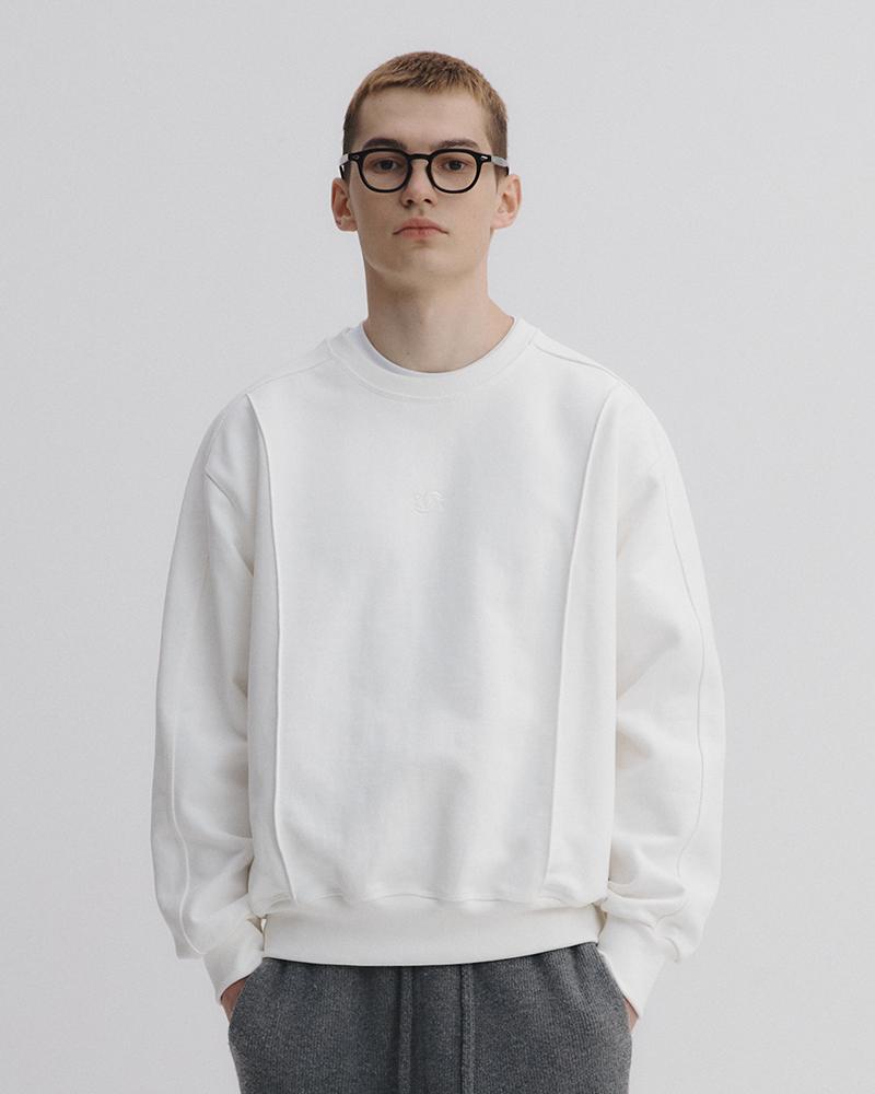 FLOW SWEAT SHIRT_WHITE