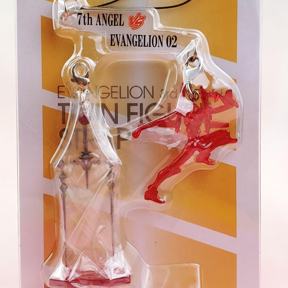 반프레스토 에반게리온 신극장판 서드임팩트 트윈피규어스트랩 제7사도 vs 에바 2호기 이치방쿠지 G상