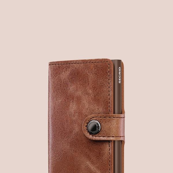 미니월렛 빈티지 코냑-브라운