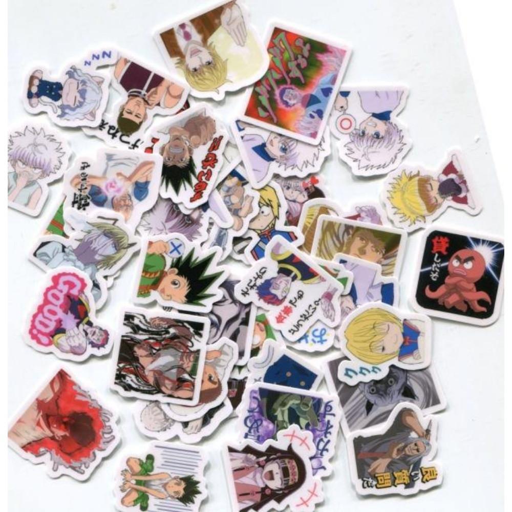 헌터x헌터 크라피카 키르아 조르딕 스티커 인스 폰꾸 다꾸 굿즈 40매