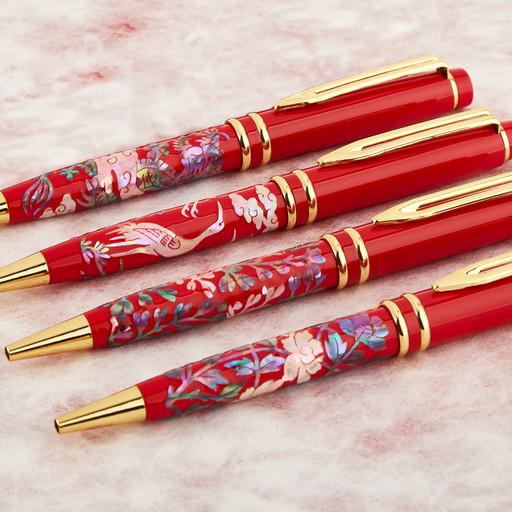 자개 길상문 워터펜(적)