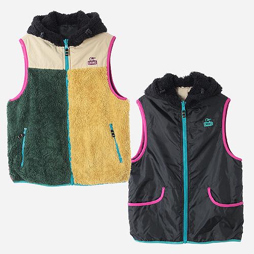 CHUMS첨스 리버시블 플리스자켓