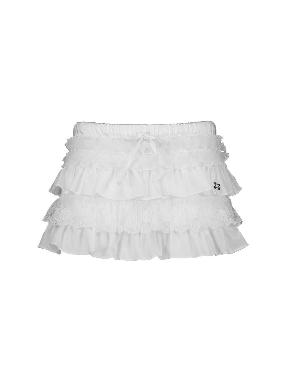 TUTU MIX SKRIT PANTS / WHITE