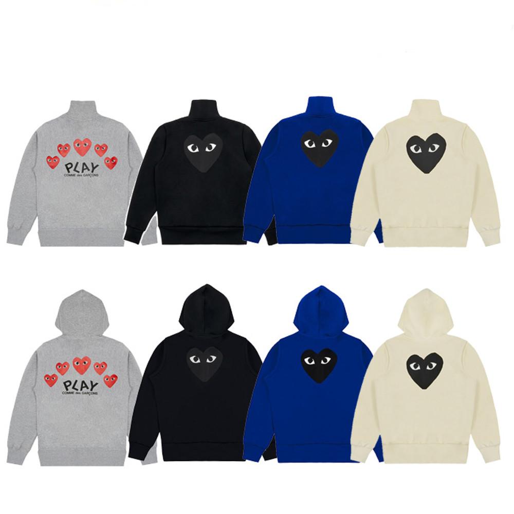 꼼데가르송 후드집업 져지 백프린트