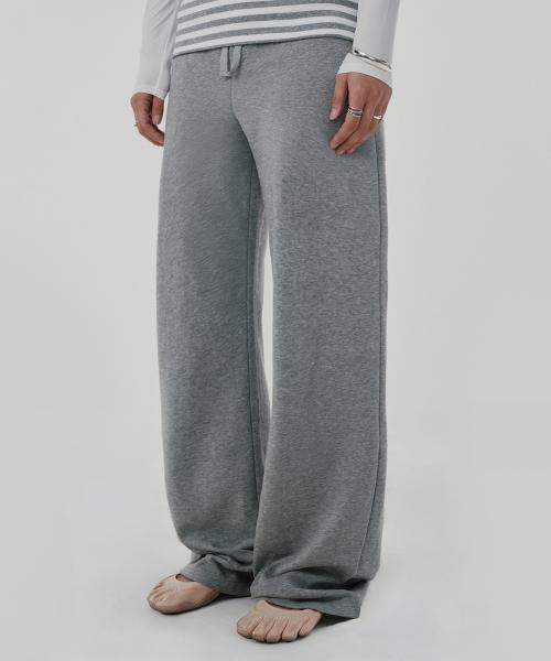 LAYERED LONG PANTS [GRAY]