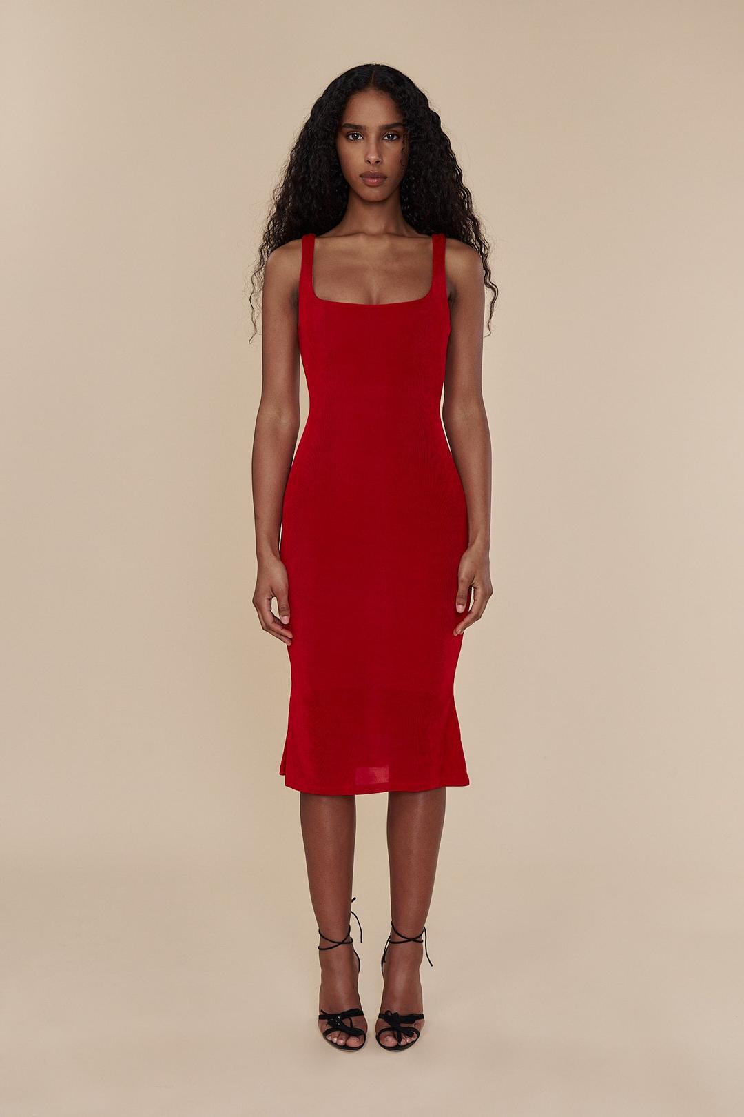 Supermodel Dress Cherry - XL (IN STOCK)