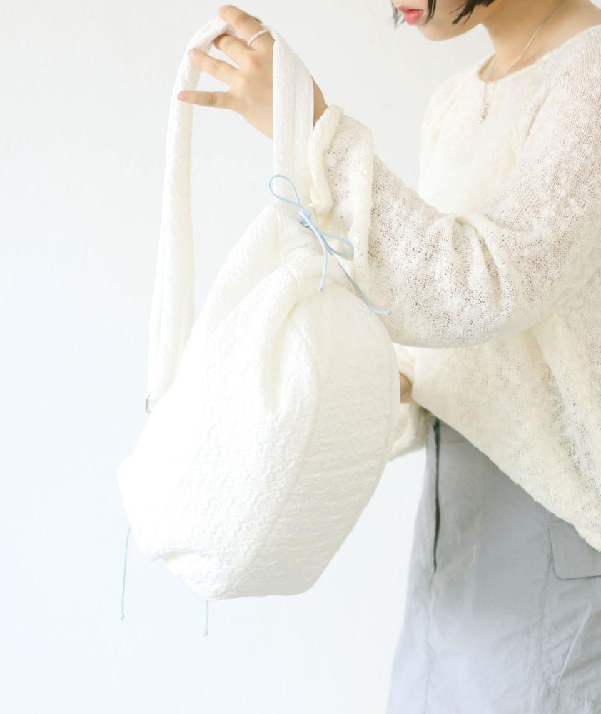 브리즈 백 - 화이트 블루