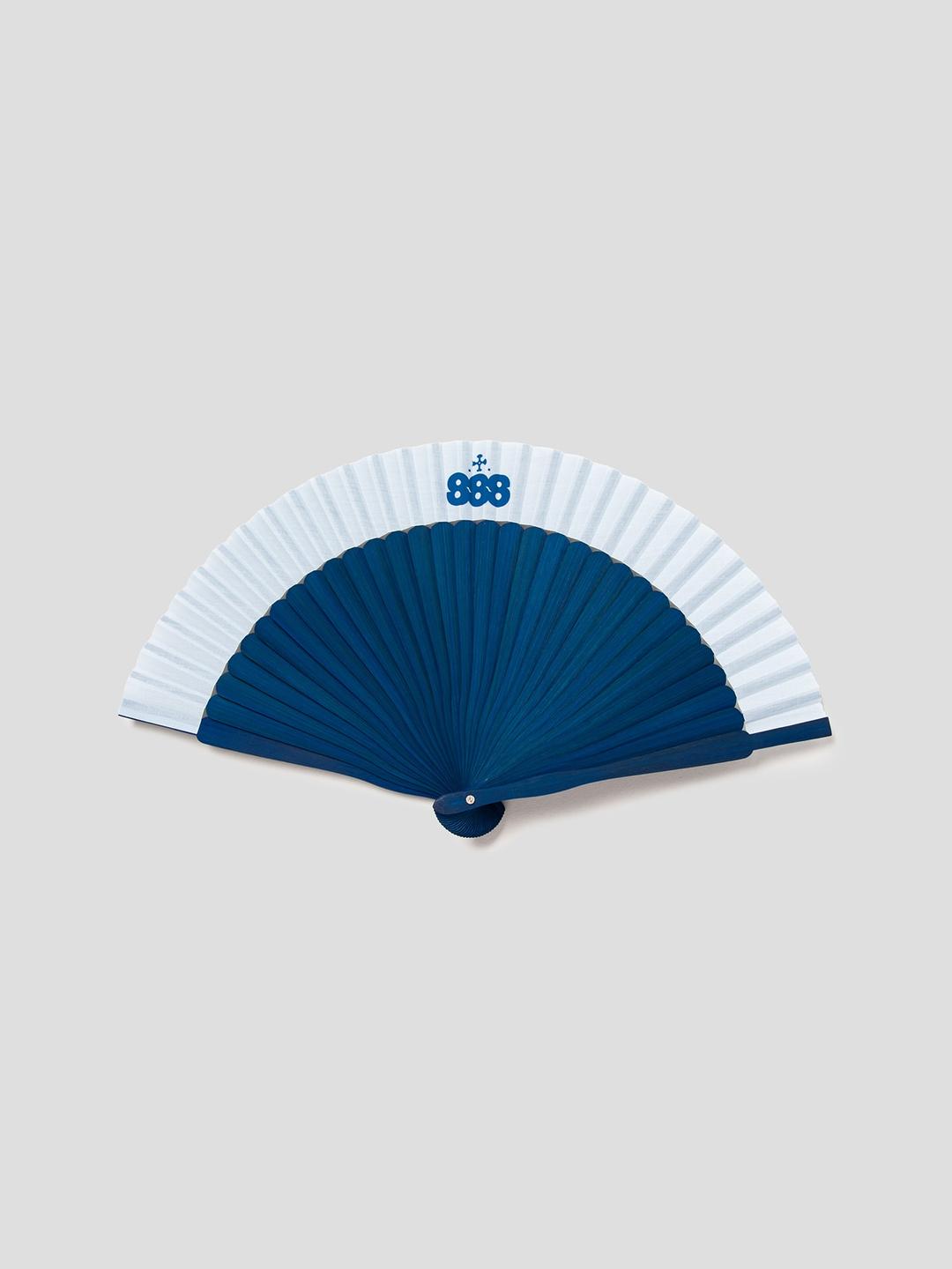 SSS Folding Fan - Blue