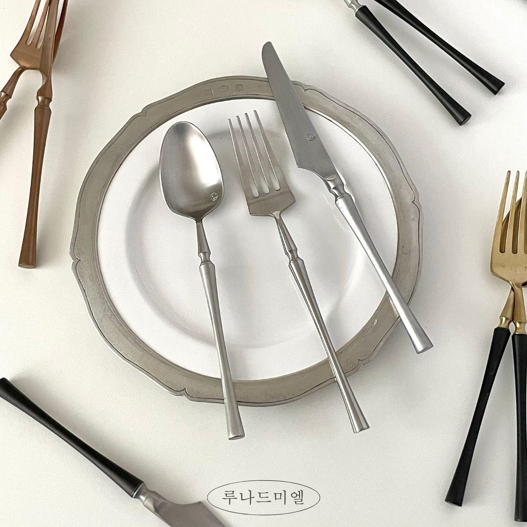 벨르 커트러리 실버 디너스푼 디너포크 다너나이프 양식기 세트