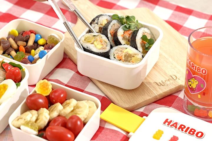 도시락 런치박스+ 도시락 파우치 세트