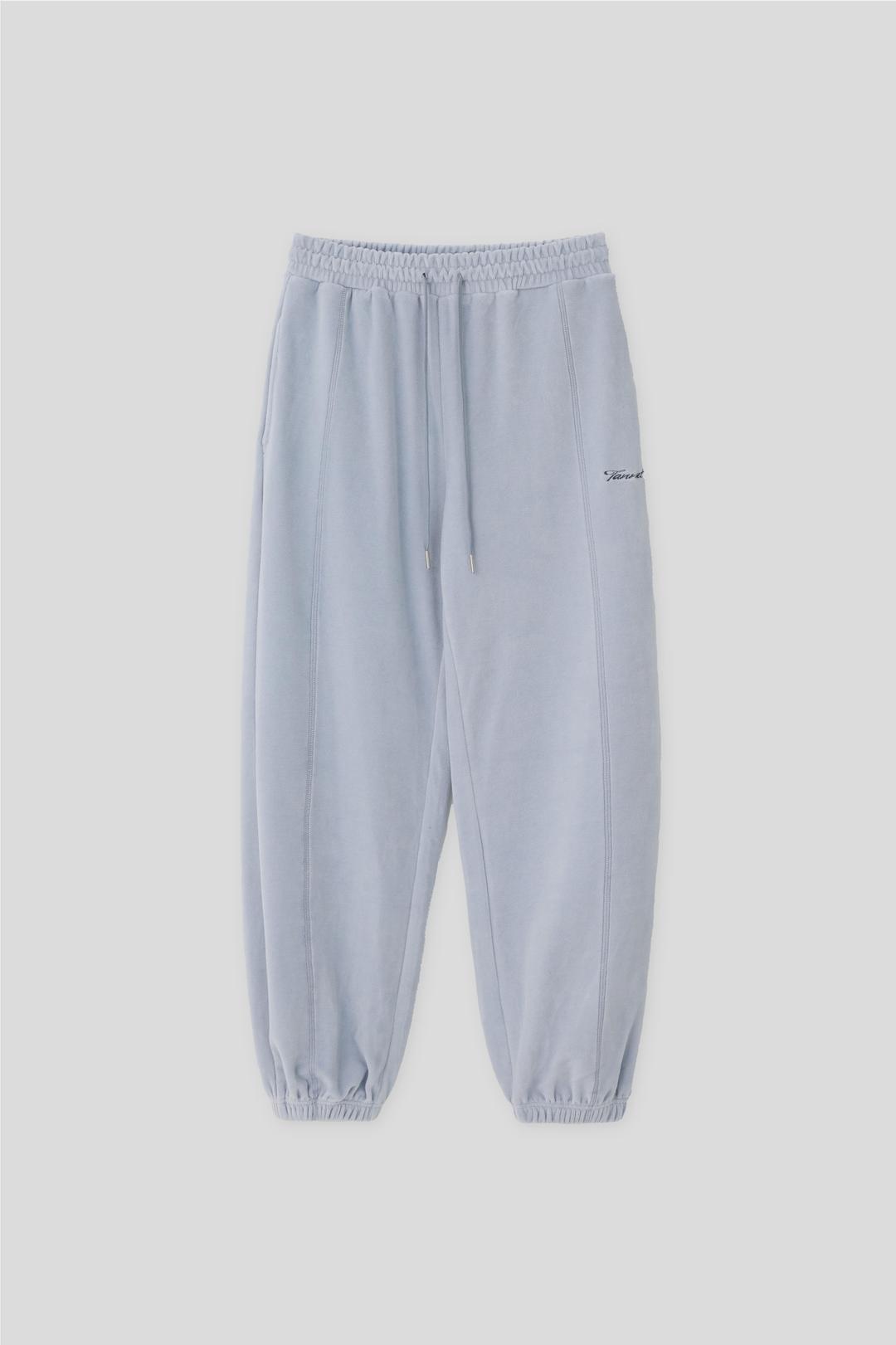 T/T Velour hush jogger pants (skyblue)