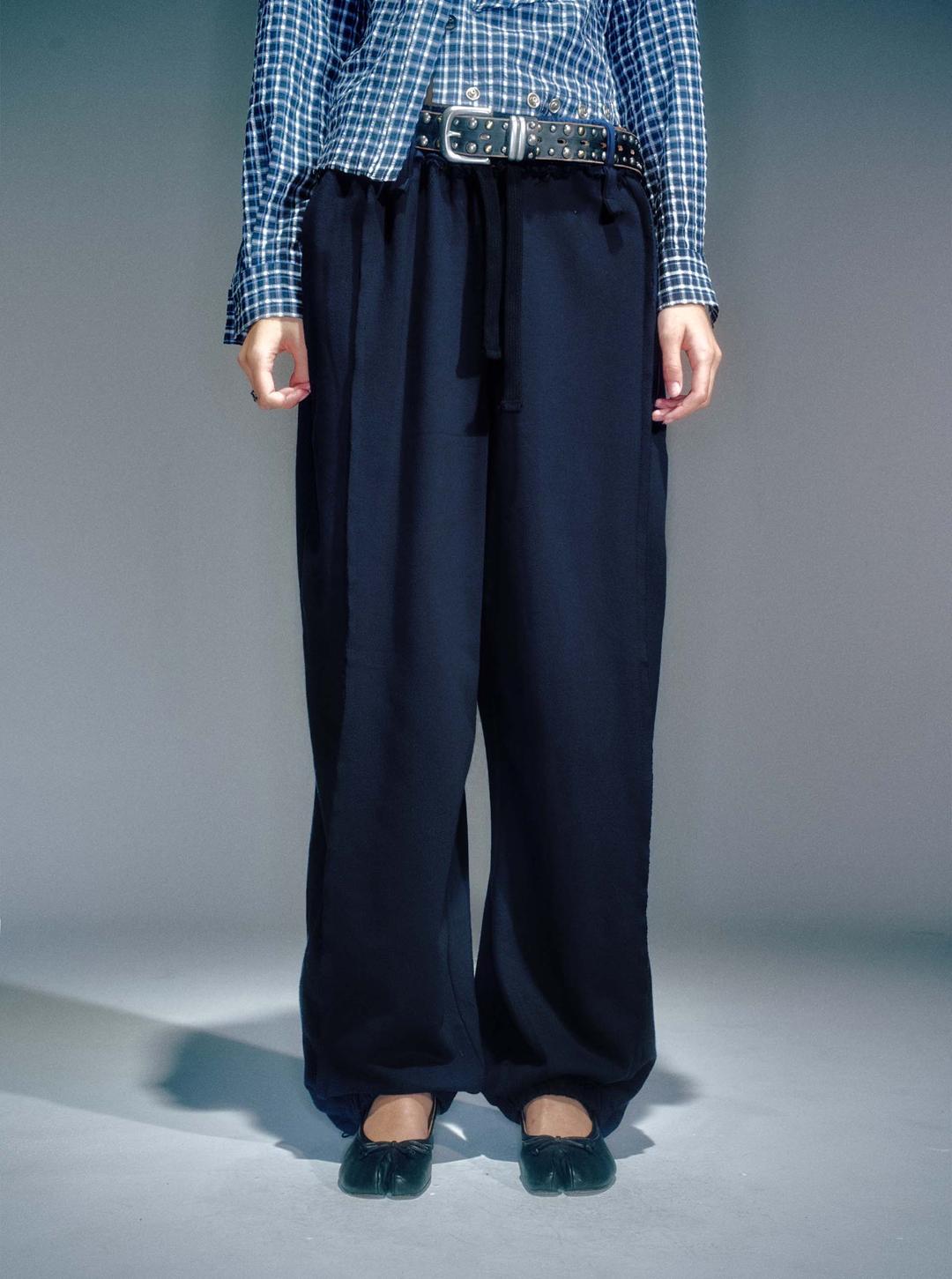 WOMEN JOAN SEAMLINE TRACK JOGGERS NAVY