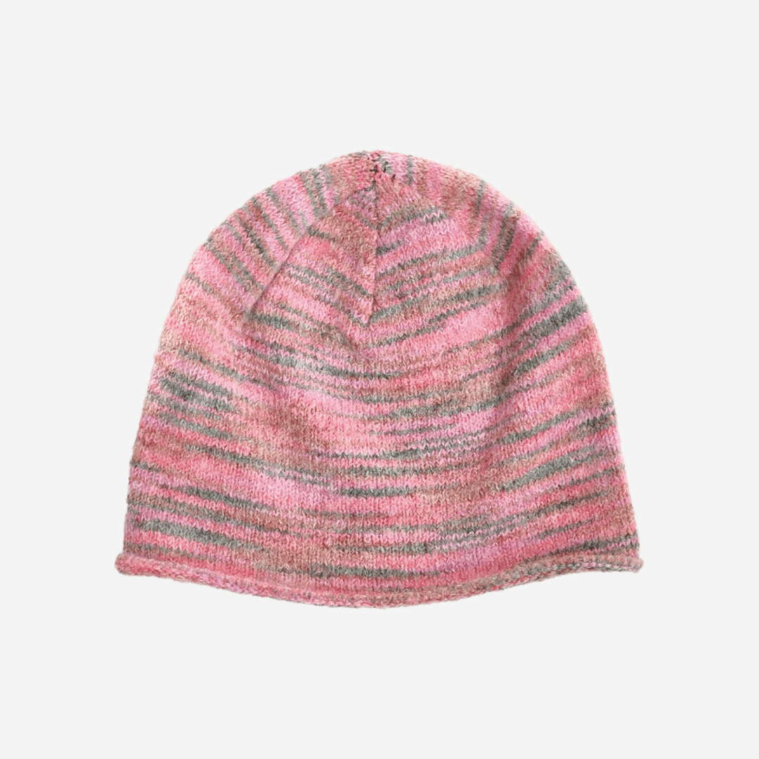 [X 999HUMANITY] FURRY GRADIENT BEANIE PINK