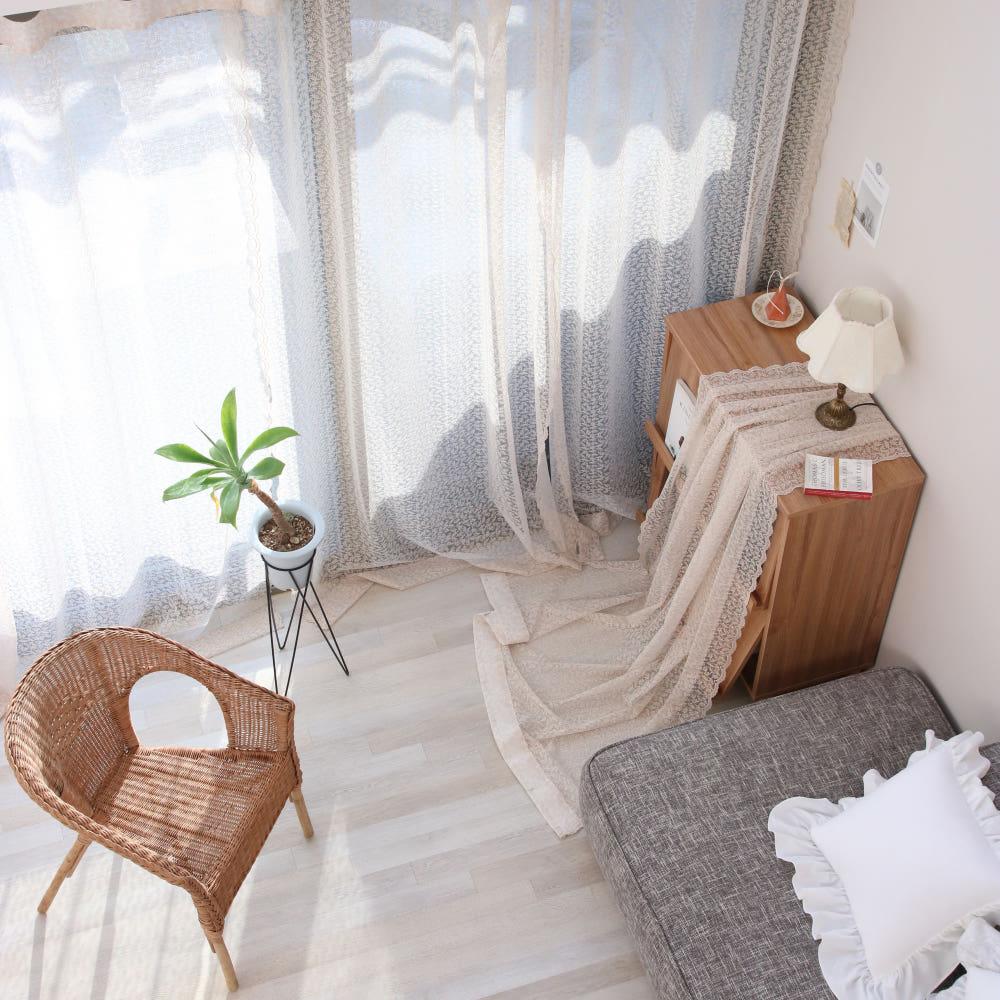 페이퍼가든 자체제작 금사 레이스 커튼 호텔 북유럽 커텐