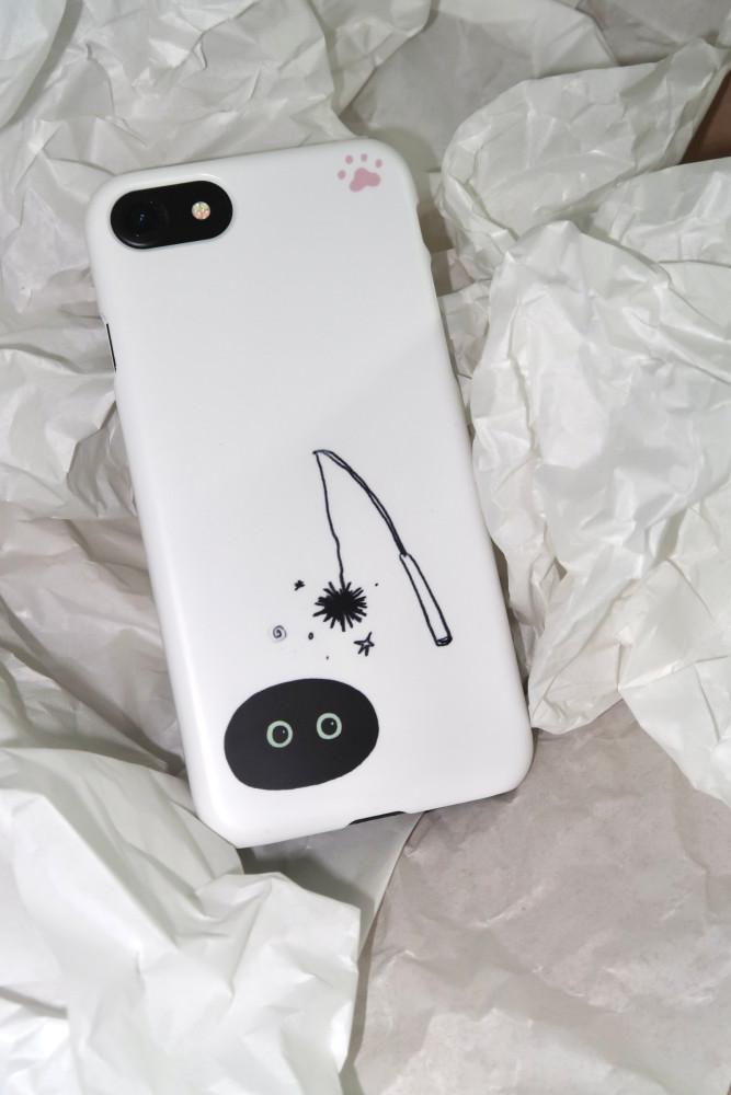 [i43] hidden cat hard case 하드케이스 아이폰 7/8/se2/se3