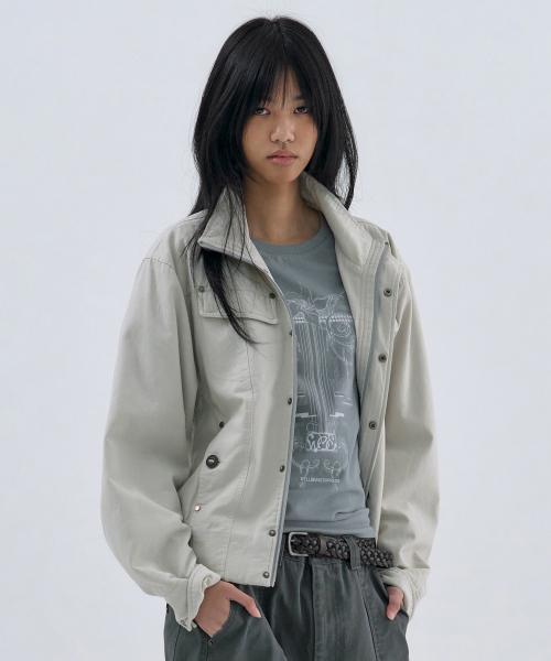 Washed Everyday Jacket Greyish Beige