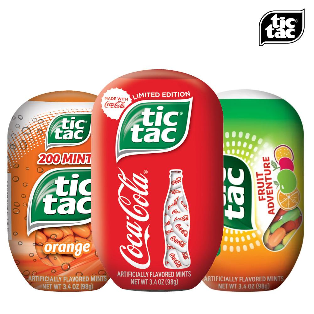 틱택 캔디 사탕 코카콜라 민트 후르츠 오렌지맛 8종/호올스 목캔디 10종 [원산지:미국]