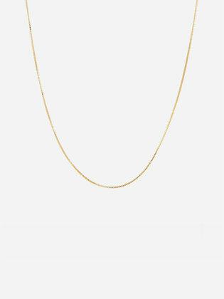 Box Chain 18K gold plated brass (40CM)