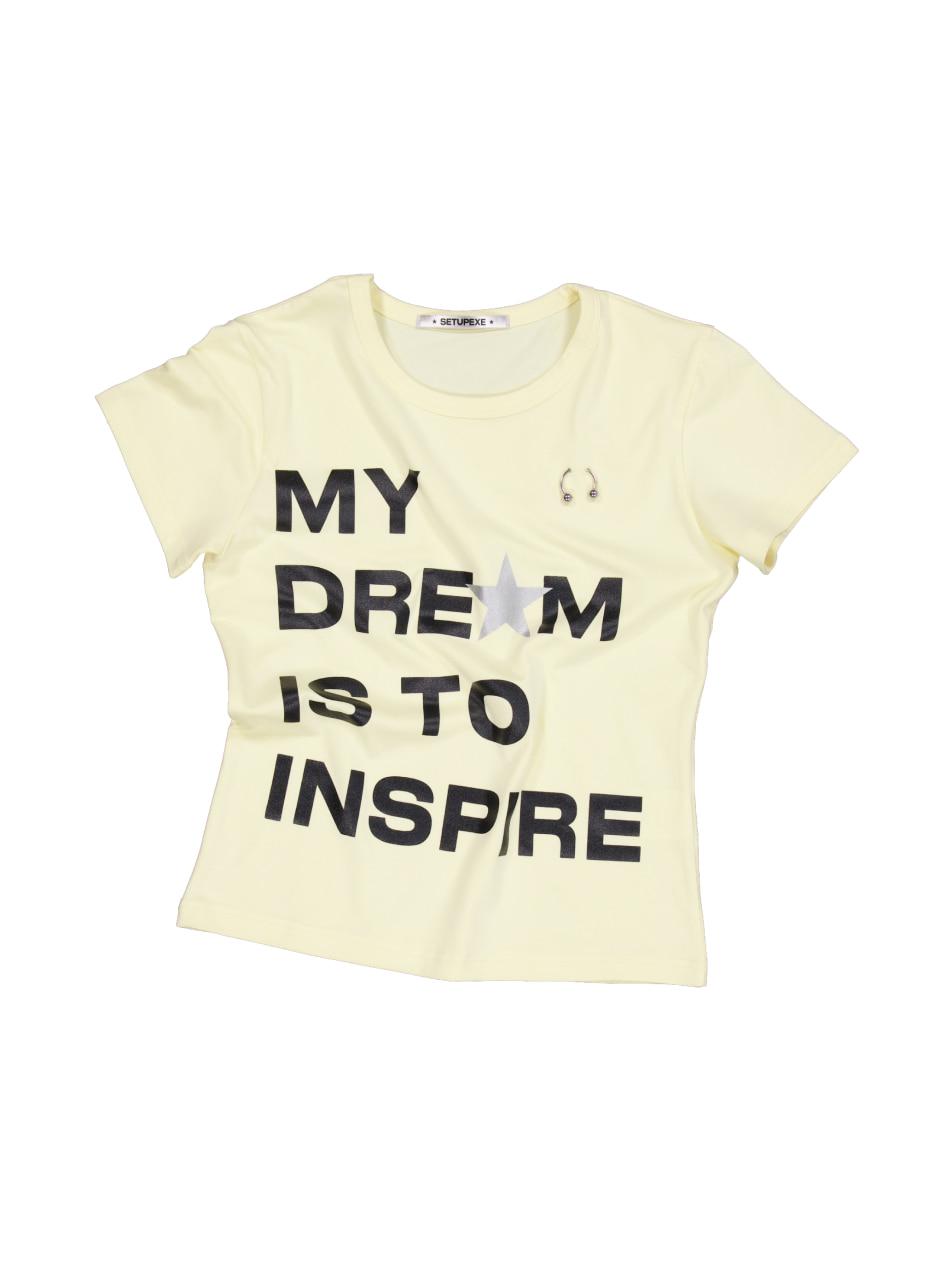DRE★M PIERCING TOP / YELLOW
