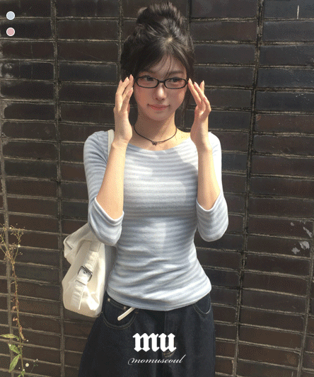 [MADE] Fall New Arrival🤎 Long Sleeve Single-breasted Knit 3/4 Length T-Shirt - 2 Colors