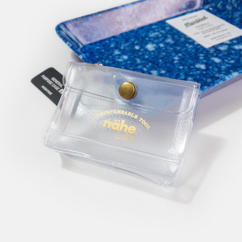 nahe 투명 PVC 미니 파우치