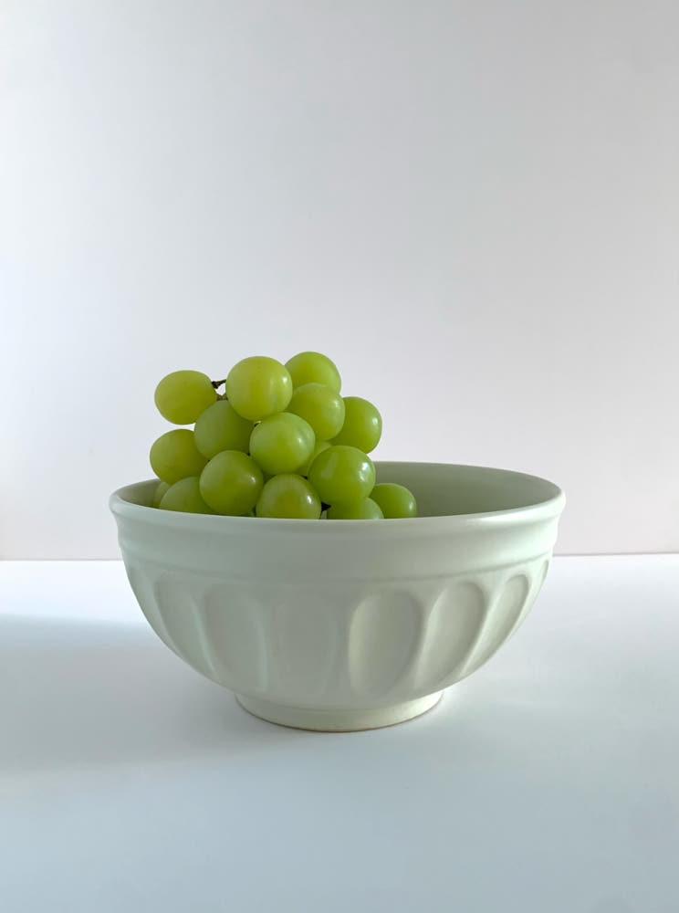 아르보샵 (Noah Series) 도자기 면기 우동기 대접 라면 냉면 그릇 아이보리 L