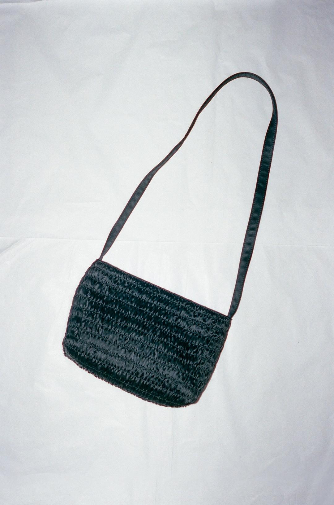Millie Bag in Ruched Black
