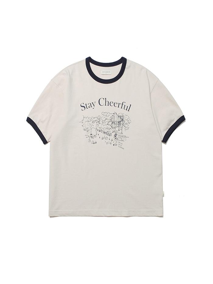AMUSEMENT PARK TEE_CREAM