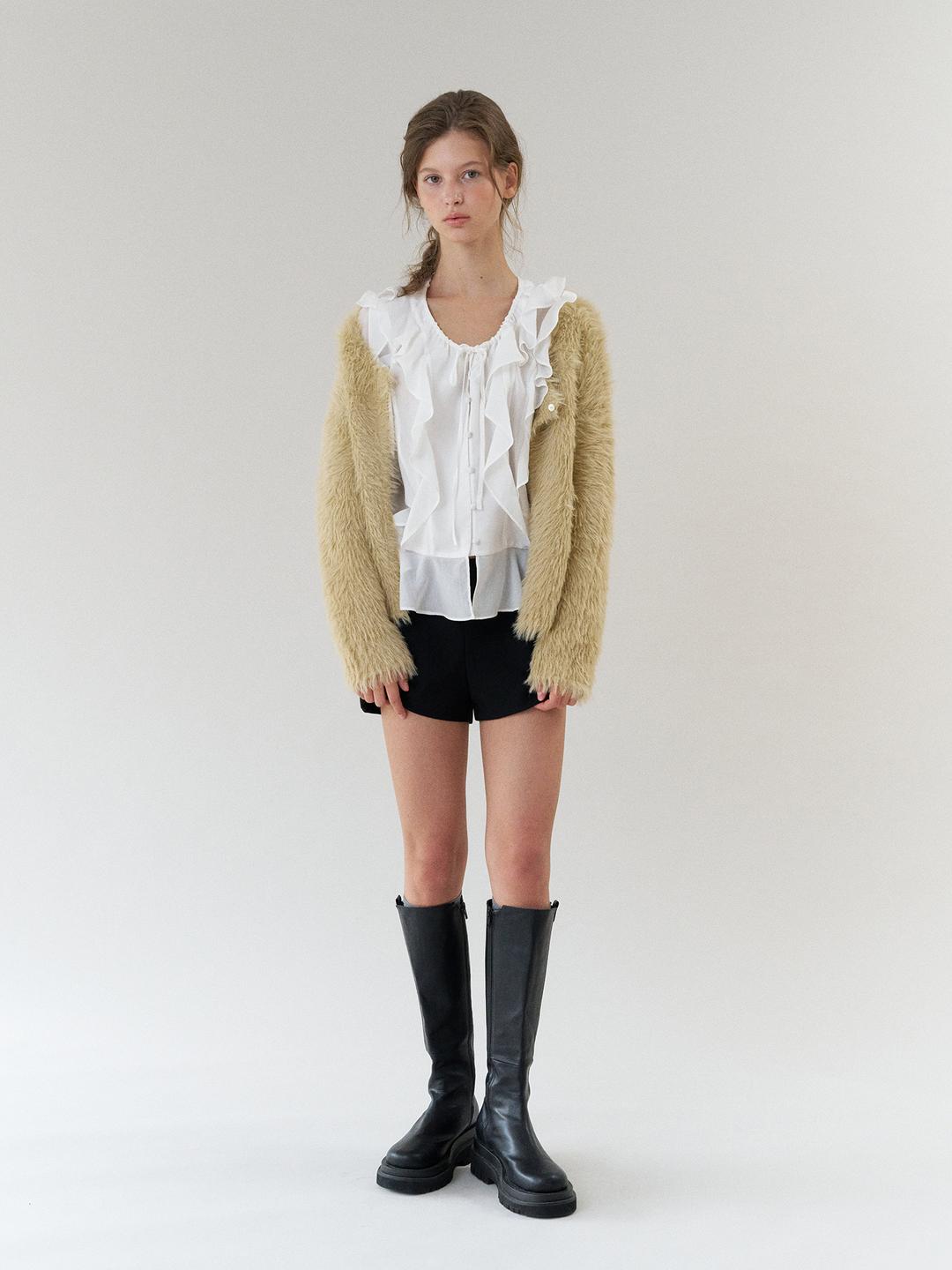 stretch fit shorts (black)