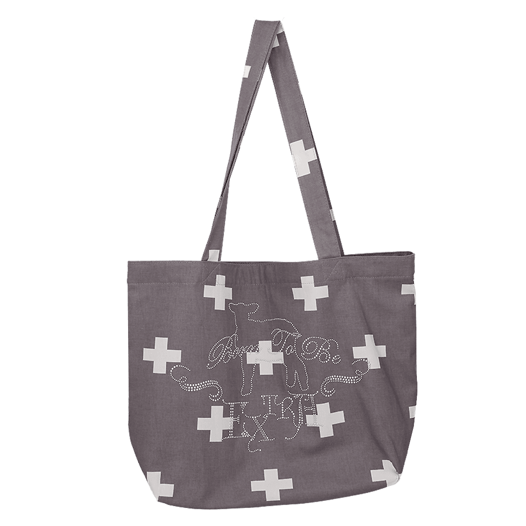 Born to Be Extra Bag- Grey