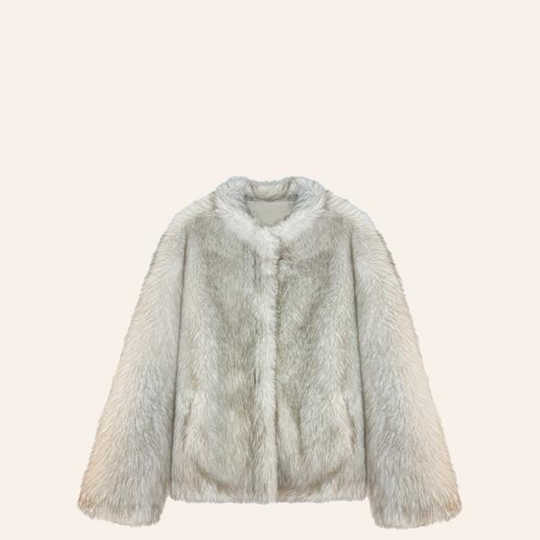 배드걸 세무 렉스퍼 자켓 Badgirl Swede Rex Fur JK