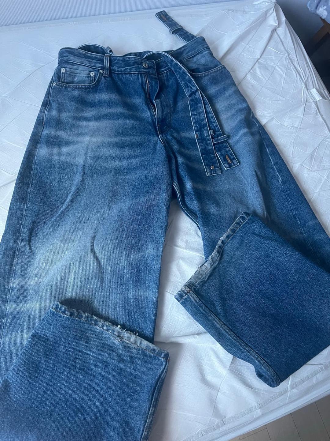 30) 와이프로젝트 더블 웨이스트 데님 | 후루츠패밀리