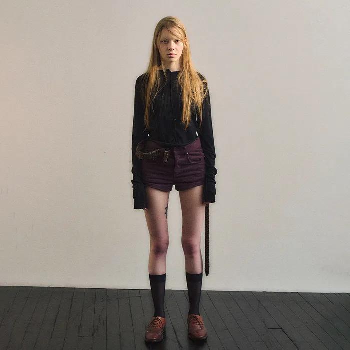 [2차재입고] PURPLE CORDUROY MICRO SHORTS