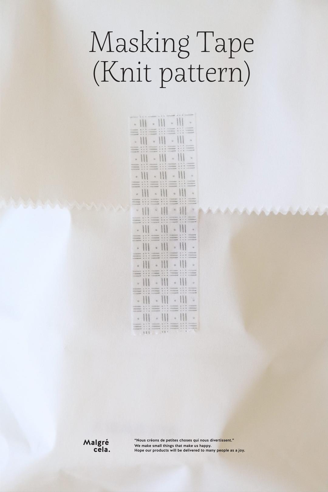 Masking tape - Knit pattern