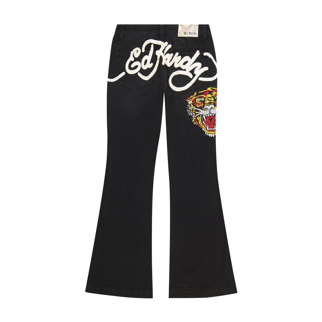 Tiger Head Slim Flare Jean