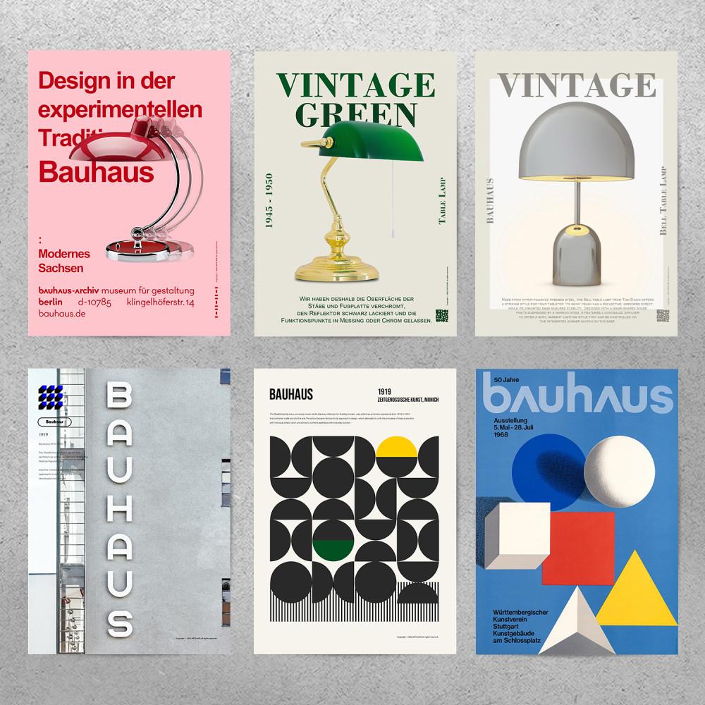 바우하우스 액자 카페 거실 모던 미드센추리모던 빈티지 인테리어 그림 포스터 53종