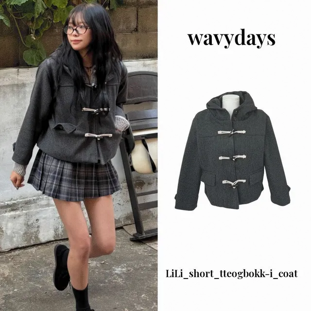 (최저가🌻/귀욤숏기장/히로인st) / 리리 숏떡볶이 코트