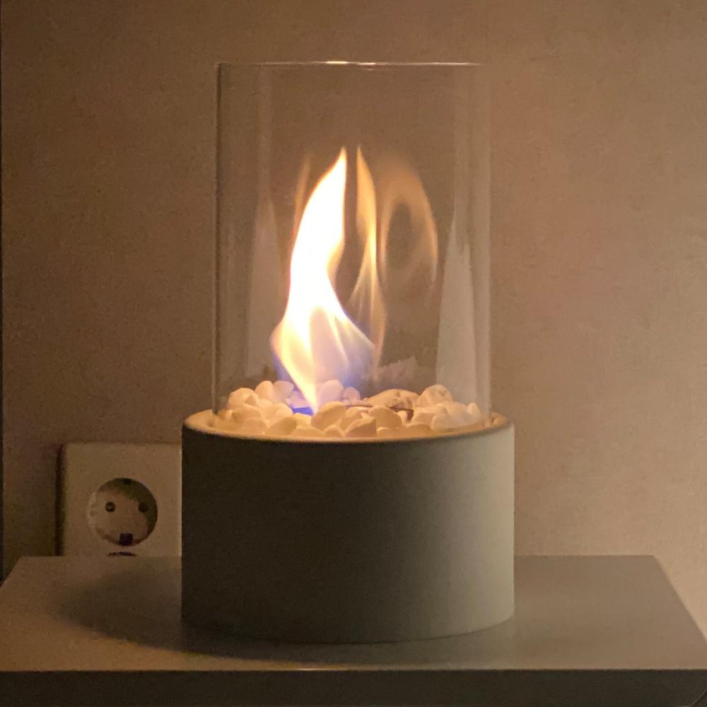 가정용 불멍 에탄올 난로 실내용 알콜 램프 유리 불멍 화로