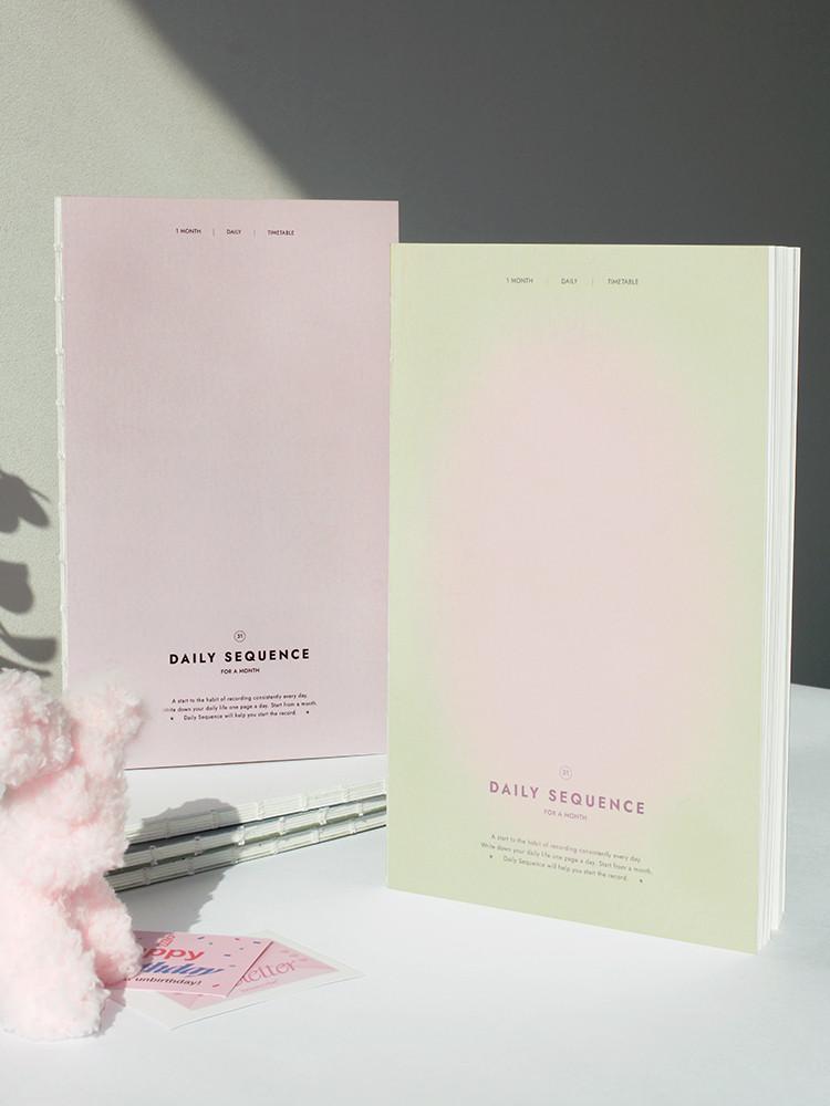 데일리 시퀀스 한달 플래너 (만년형 데일리 데일리플래너 한달)
