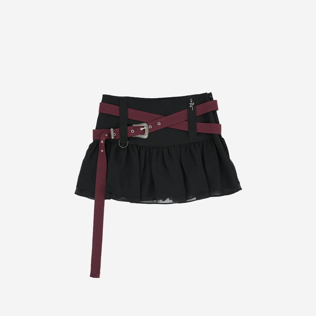 (9/7발송) WESTERN SKIRT [WINE]