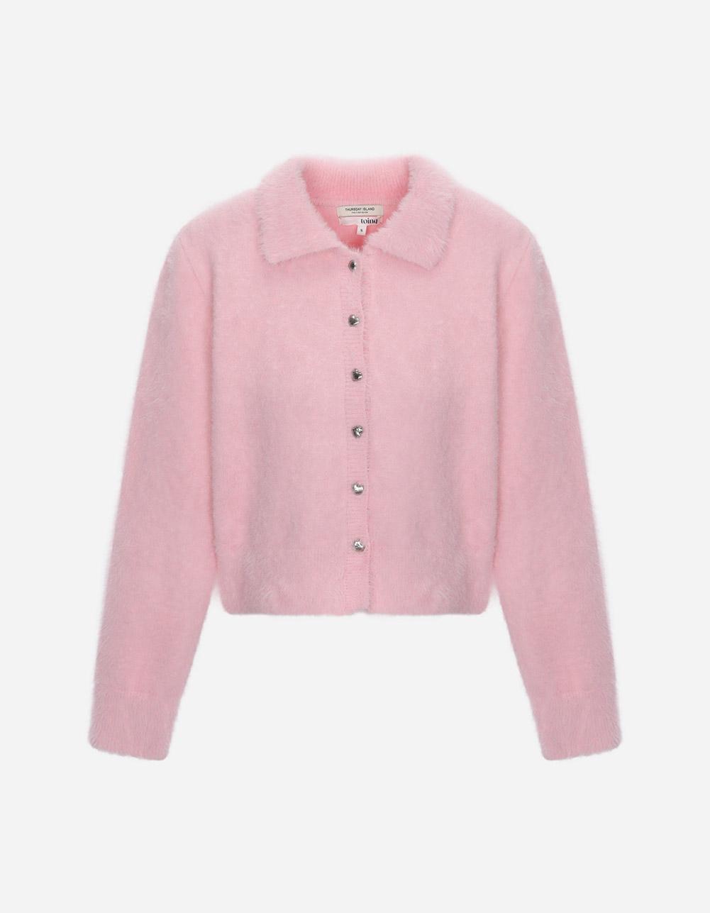 [Thursday Island]_T258MCD934W_날개사 카라 가디건