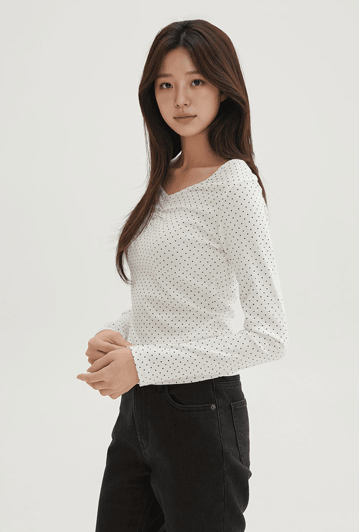 도트 셔링 긴팔티_SPLWF49G06